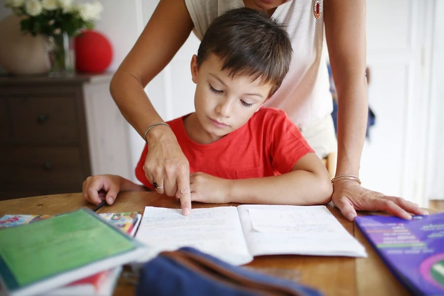 sự kiên nhẫn khi làm bài tập với con
